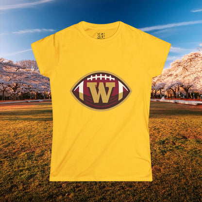 Washington Football Logo Women's Softstyle Tee