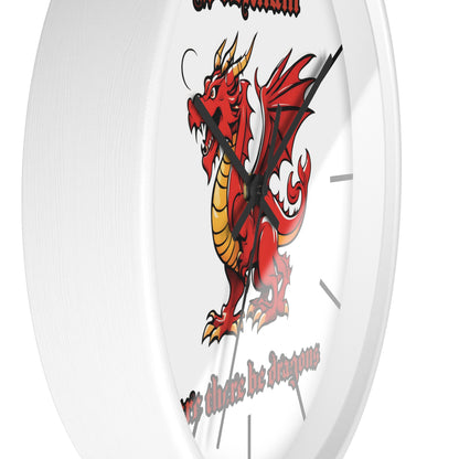 Wrexham Dragon Wall Clock