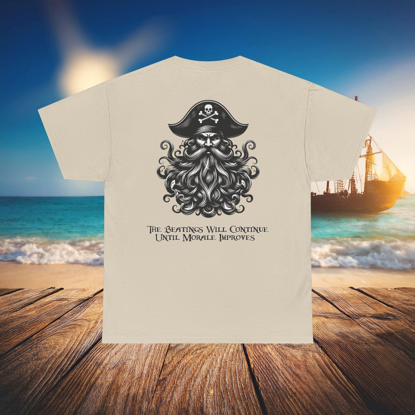 Pirate "Beatings Will Continue" Tee