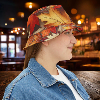 Autumn Leaves Bucket Hat