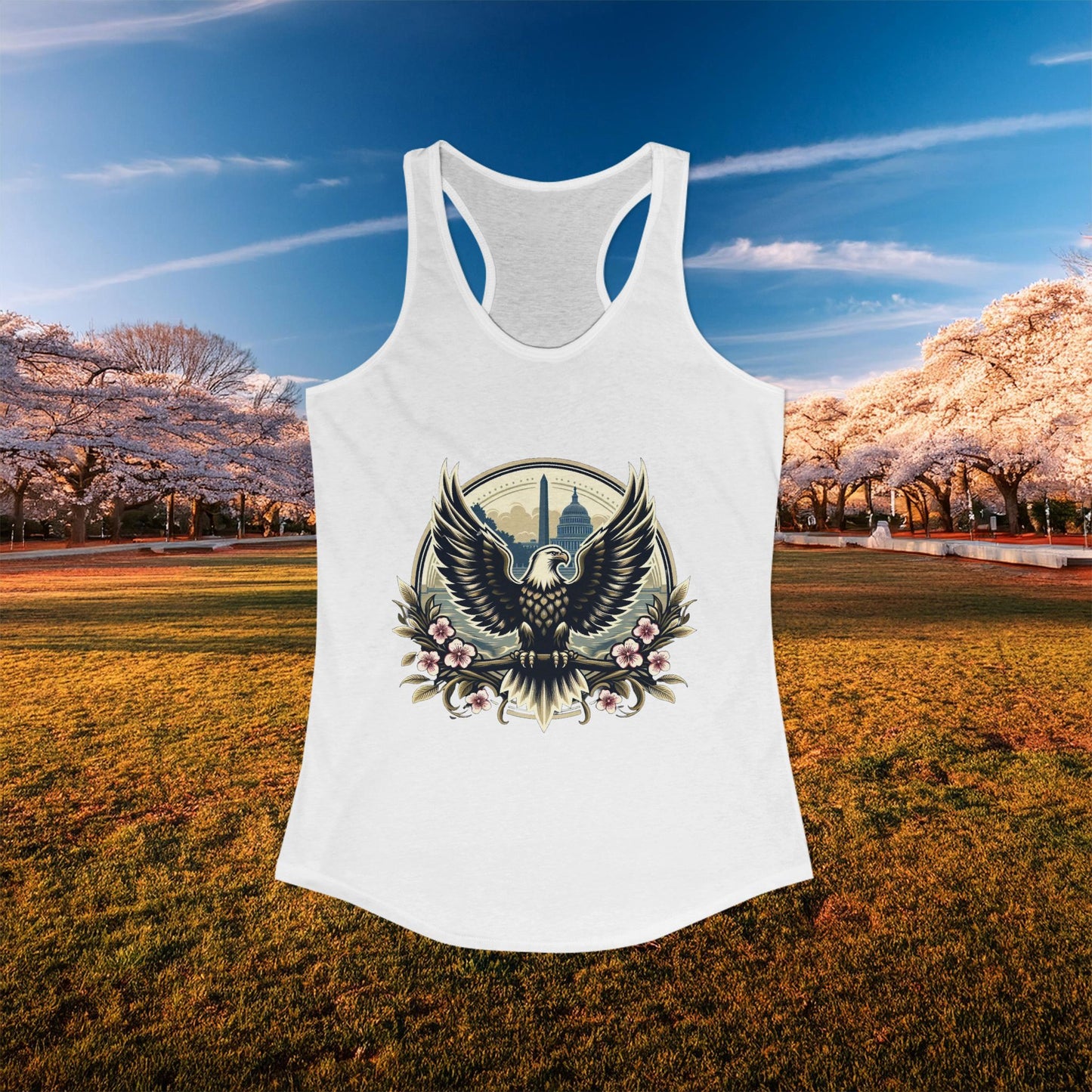 DC Cherry Blossom Racerback Tank