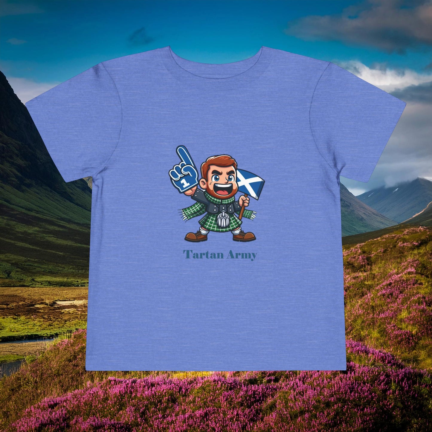 Scotland Tartan Army Toddler Tee