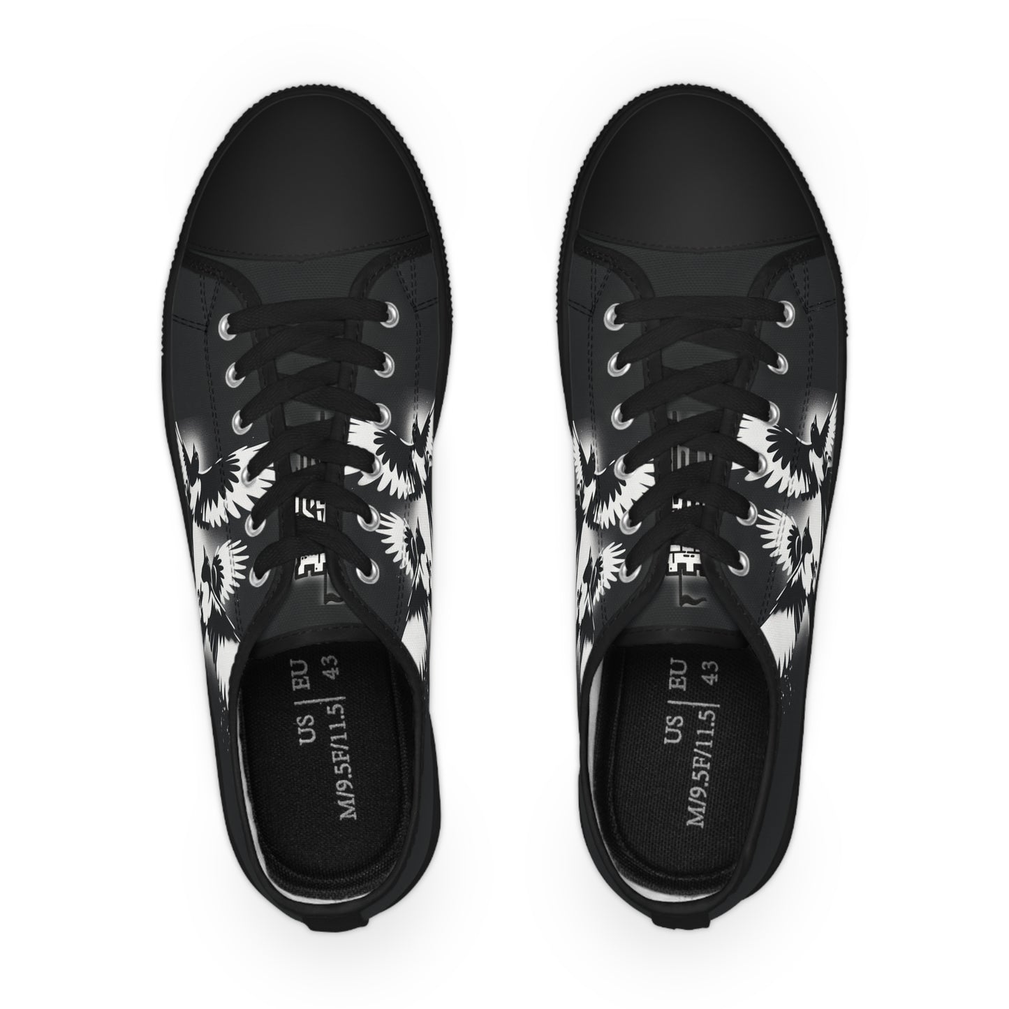 Newcastle Magpie Graffiti Men's Low Top Sneakers