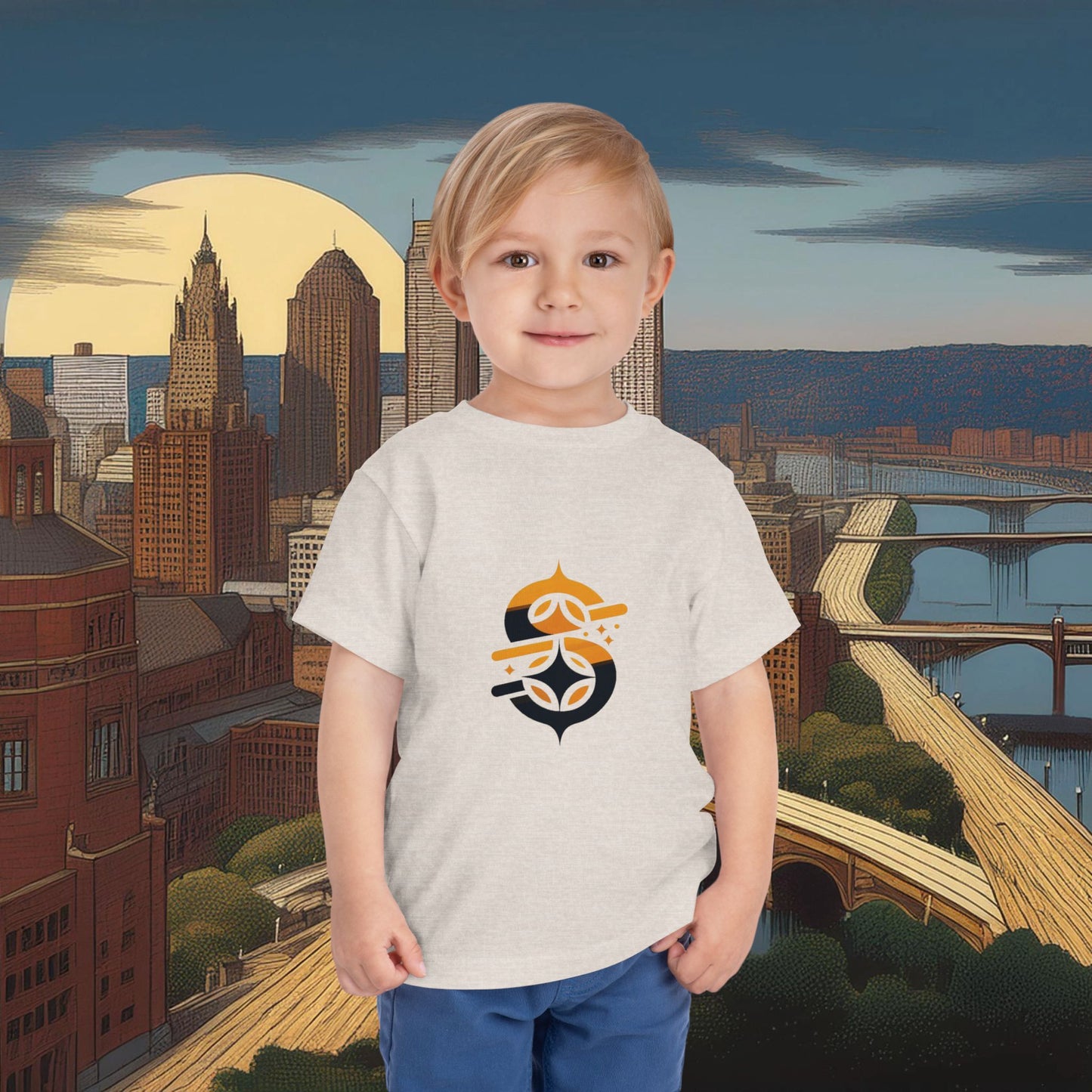 Pittsburgh Football Logo Toddler Tee