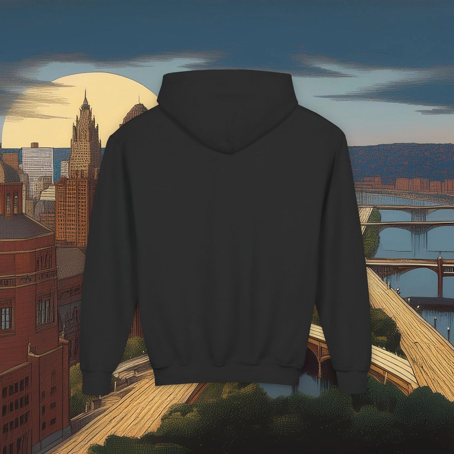 Mini Pittsburgh Football Player Youth Hoodie