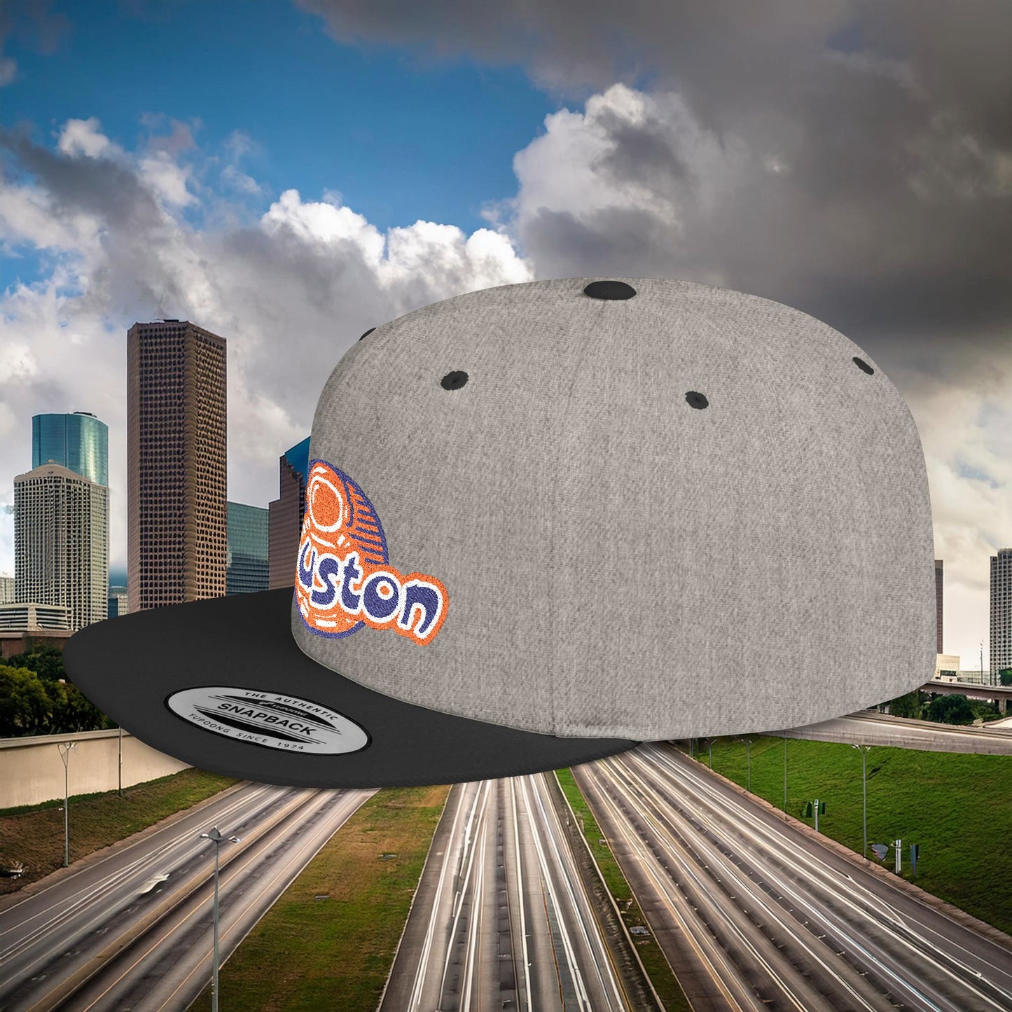 Houston Astronaut Flat Bill Snapback