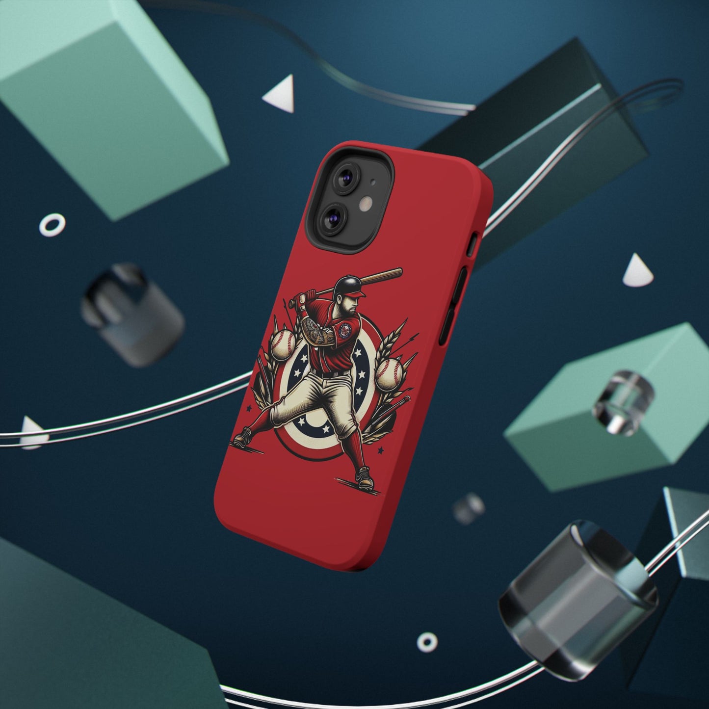 Washington Baseball At Bat Impact-Resistant Cases