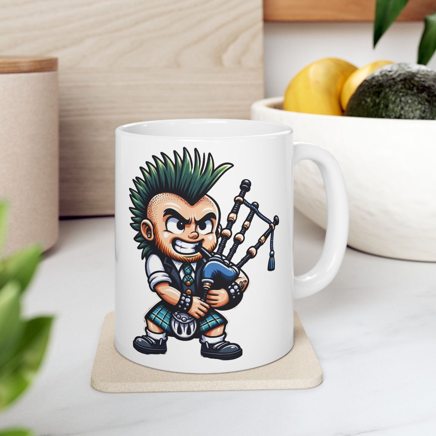 Scottish Punk Ceramic Mugs (11oz\15oz)