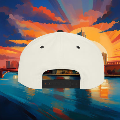 Detroit White Tiger Flat Bill Snapback