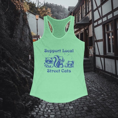 Support Local Street Cats Racerback Tank