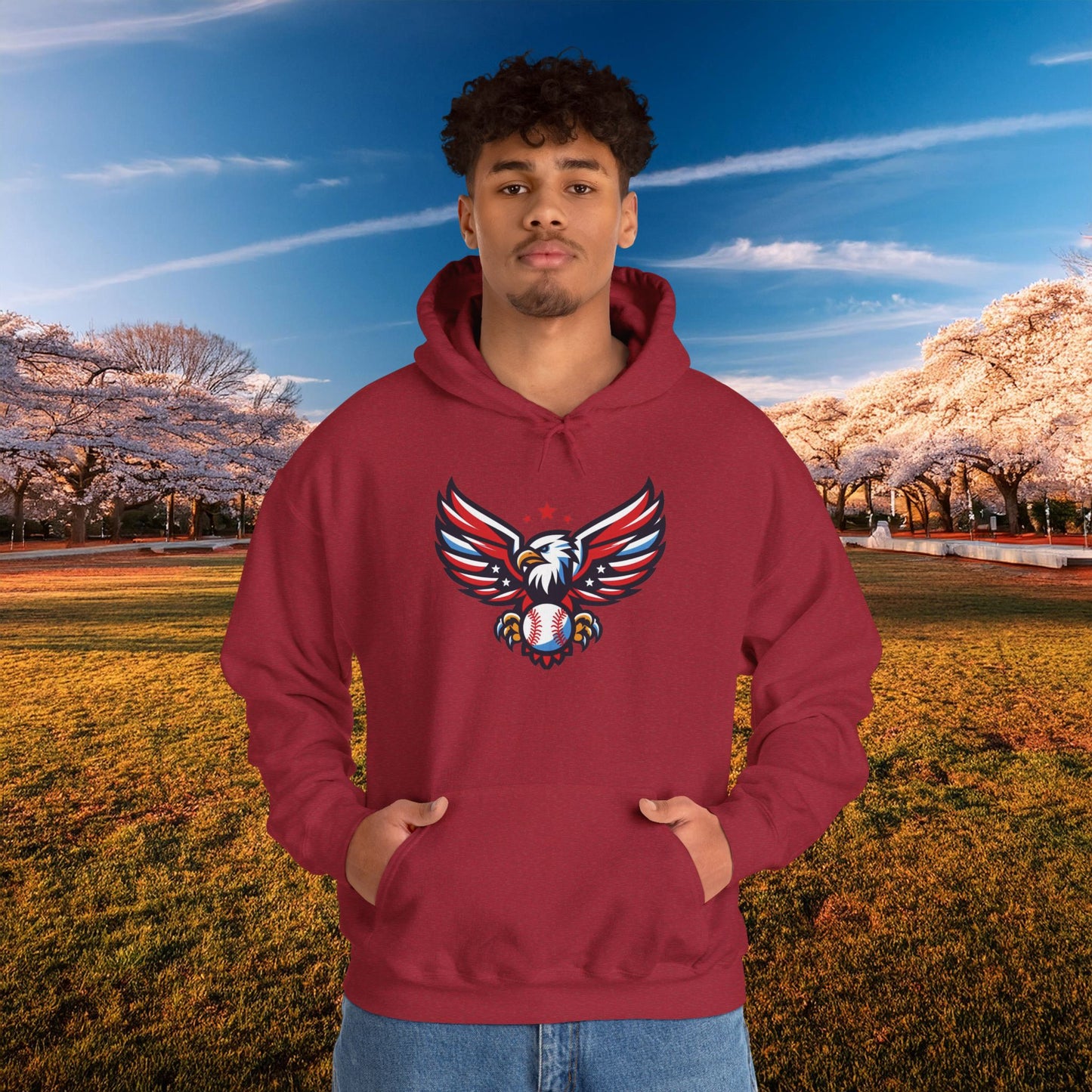 Washington Baseball Eagle Hoodie