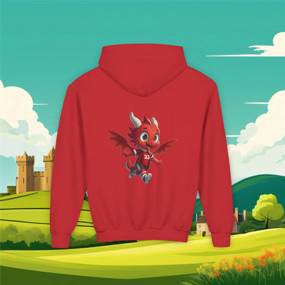 Wrecsam Mini Red Dragon Youth Hoodie