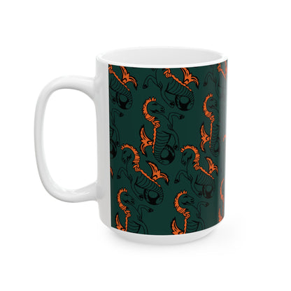 Newcastle Seahorse Ceramic Mugs (11oz/15oz)