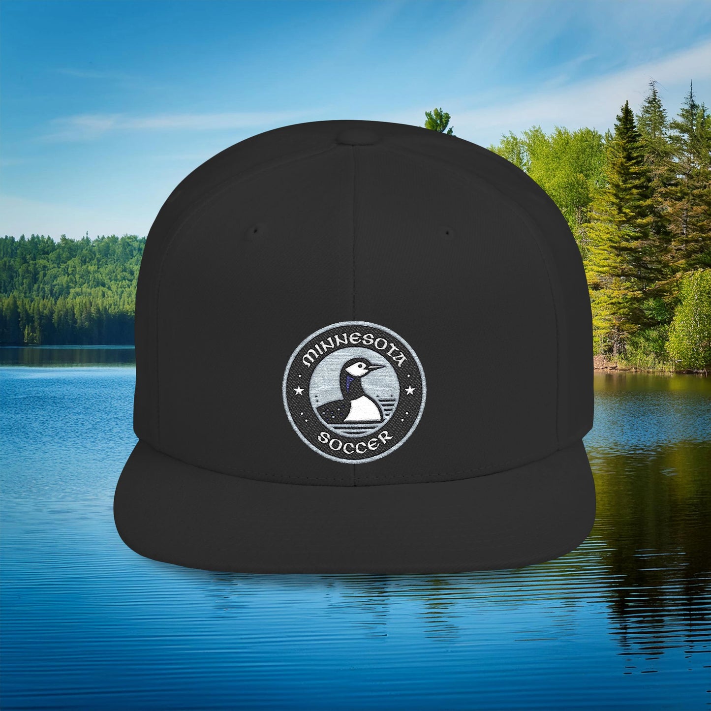 Minnesota United Crest Flat Bill Snapback