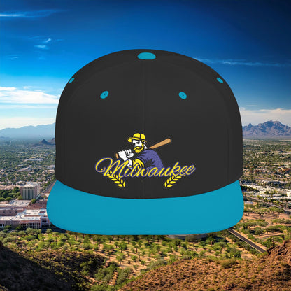 Milwaukee Baseball Flat Bill Snapback