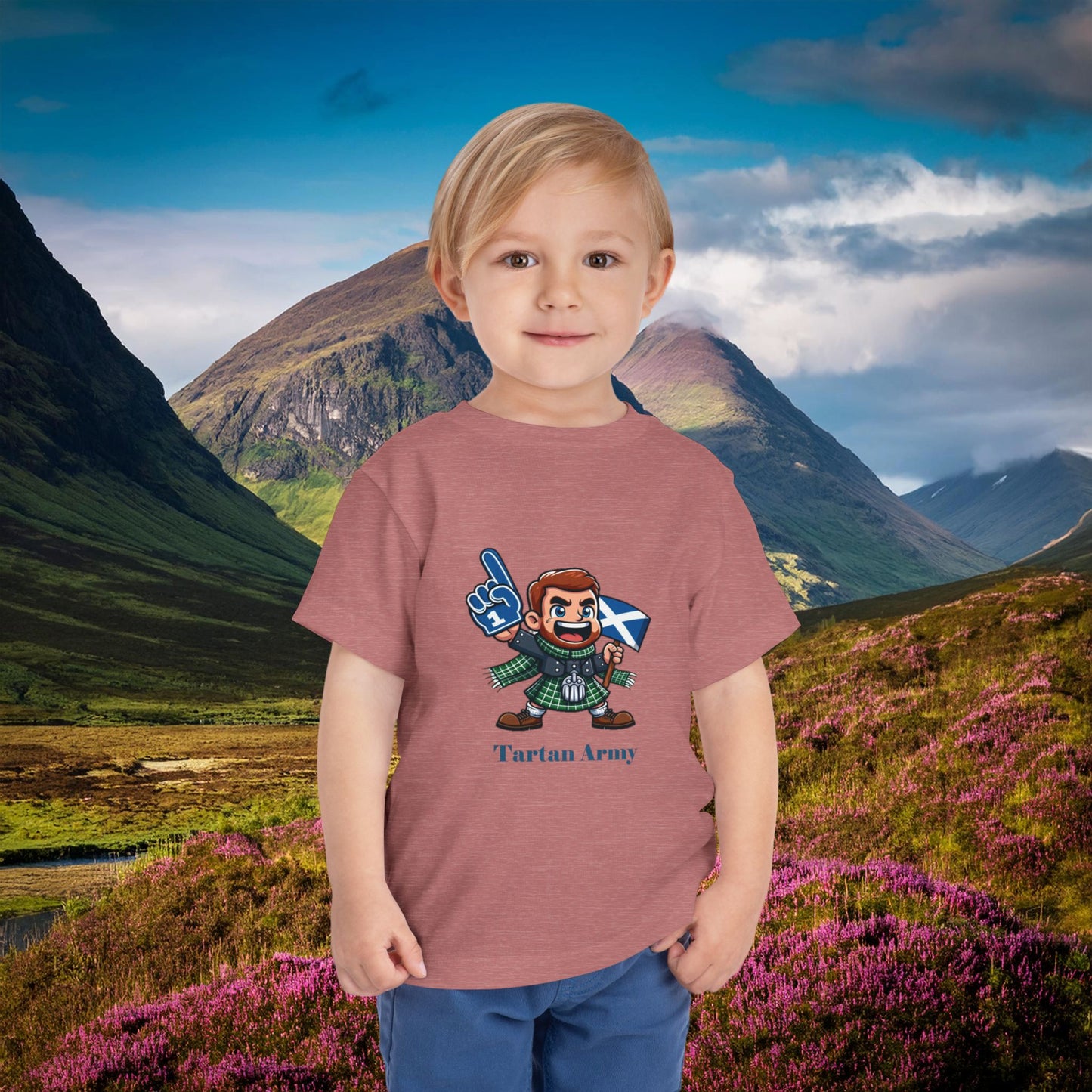 Scotland Tartan Army Toddler Tee