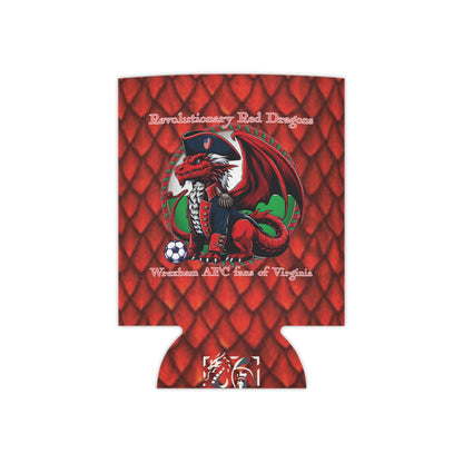 Revolutionary Red Dragons Logo Can Cooler - Scales