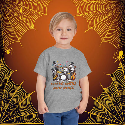 Skeleton Shake, Rattle and Bones Toddler Tee