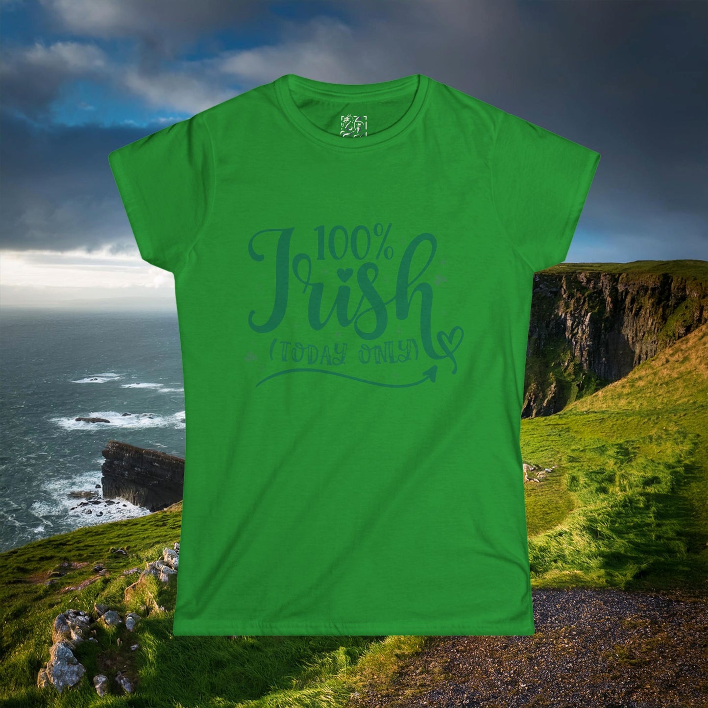 100% Irish Women's Softstyle Tee