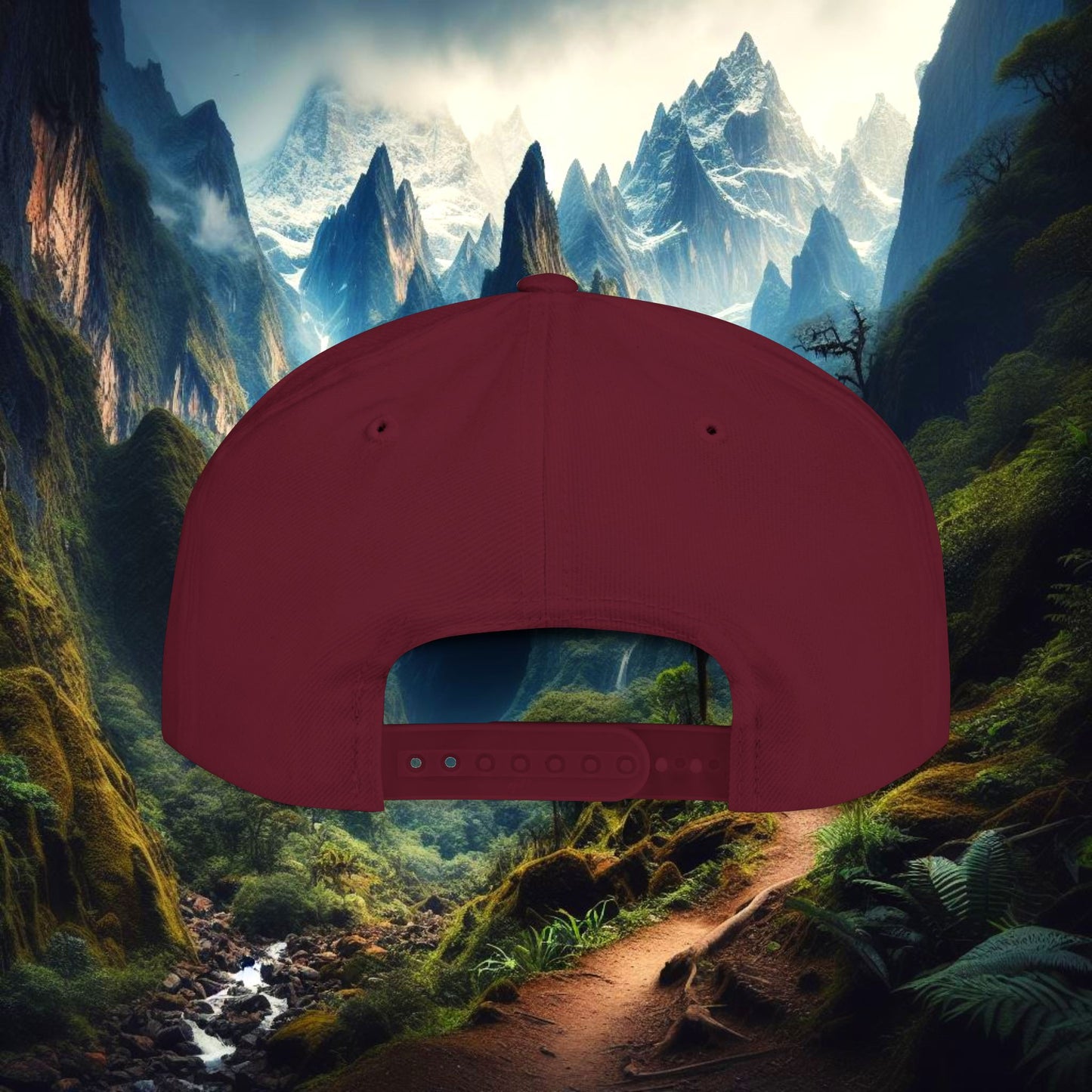 Derek's Designs Flat Bill Snapback