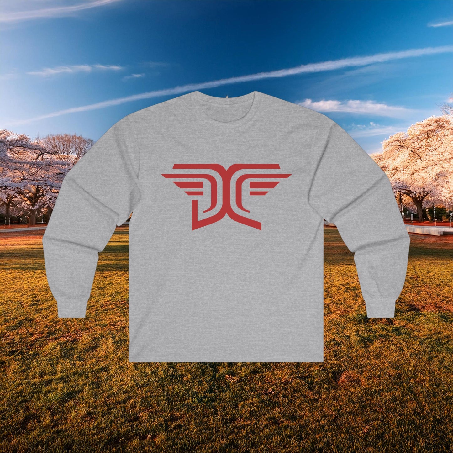 Winged DC Long Sleeve Tee