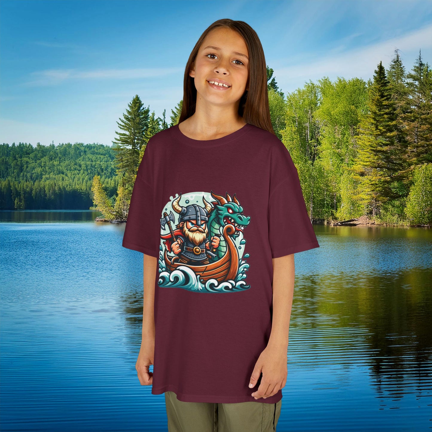 Viking and Dragon Kids Tee