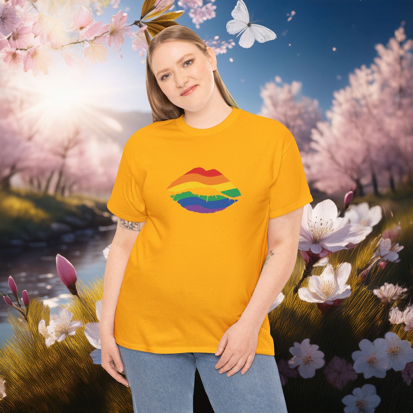 Rainbow Kiss Tee