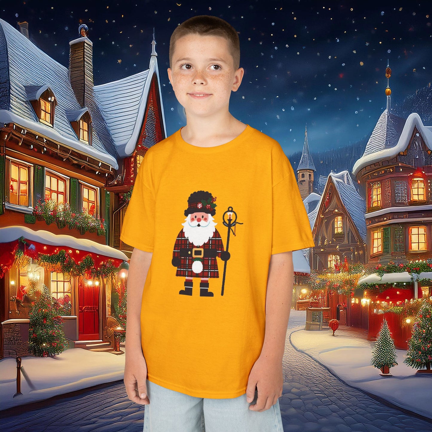 Victorian Santa Kids Tee