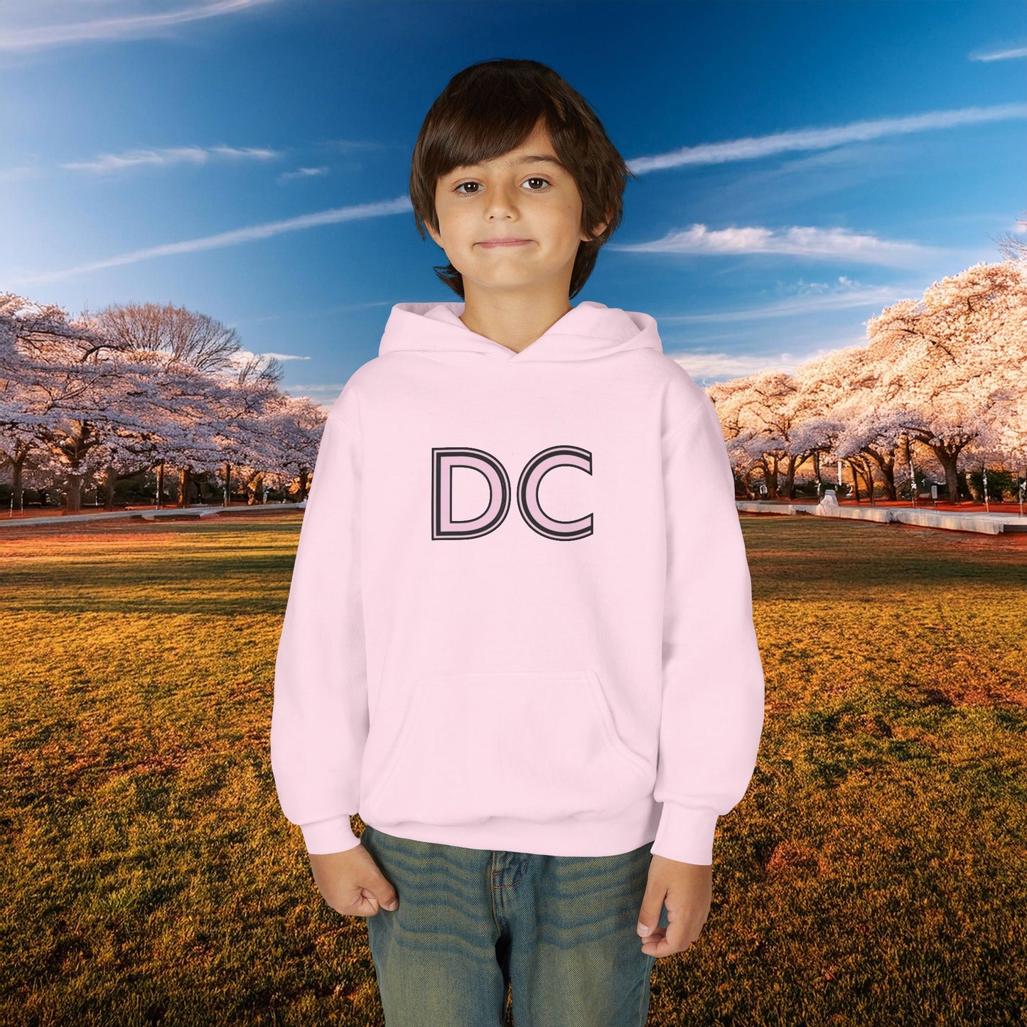 DC United Cherry Blossom Youth Hoodie