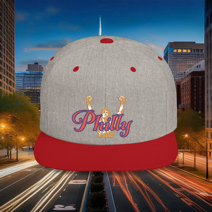 Philly Rocky Statue Flat Bill Snapback