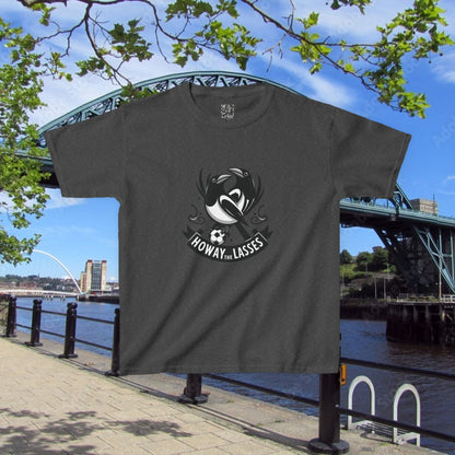Newcastle United Howay the Lasses (twin mags) Kids Tee