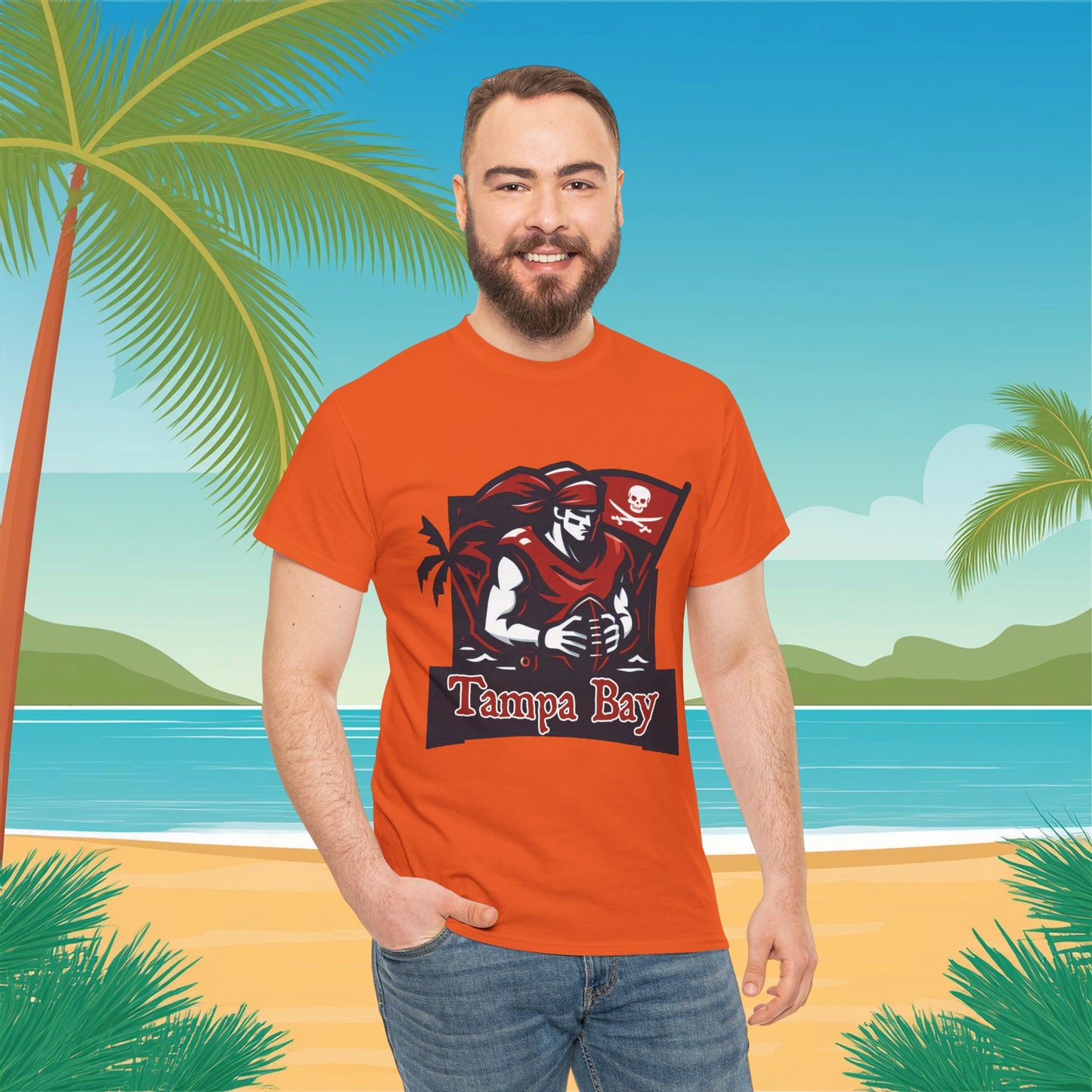 Tampa Bay Football Player Tee