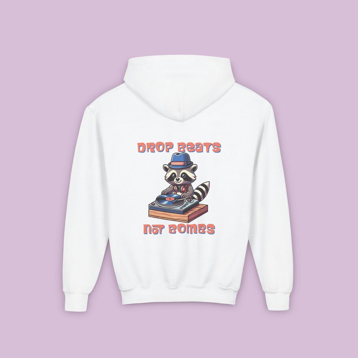 "Beats Not Bombs" Peace Youth Hoodie