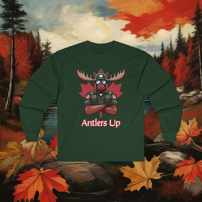 Canadian Moose "Antlers Up" Long Sleeve Tee
