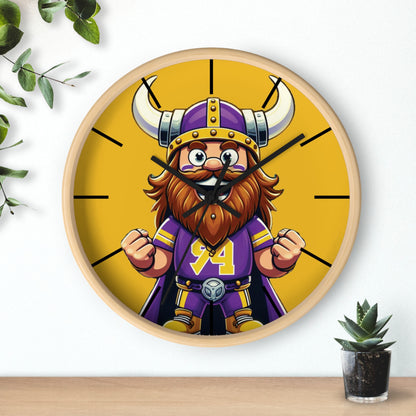 Minnesota Football Fan Wall Clock