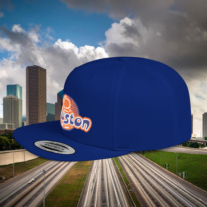 Houston Astronaut Flat Bill Snapback