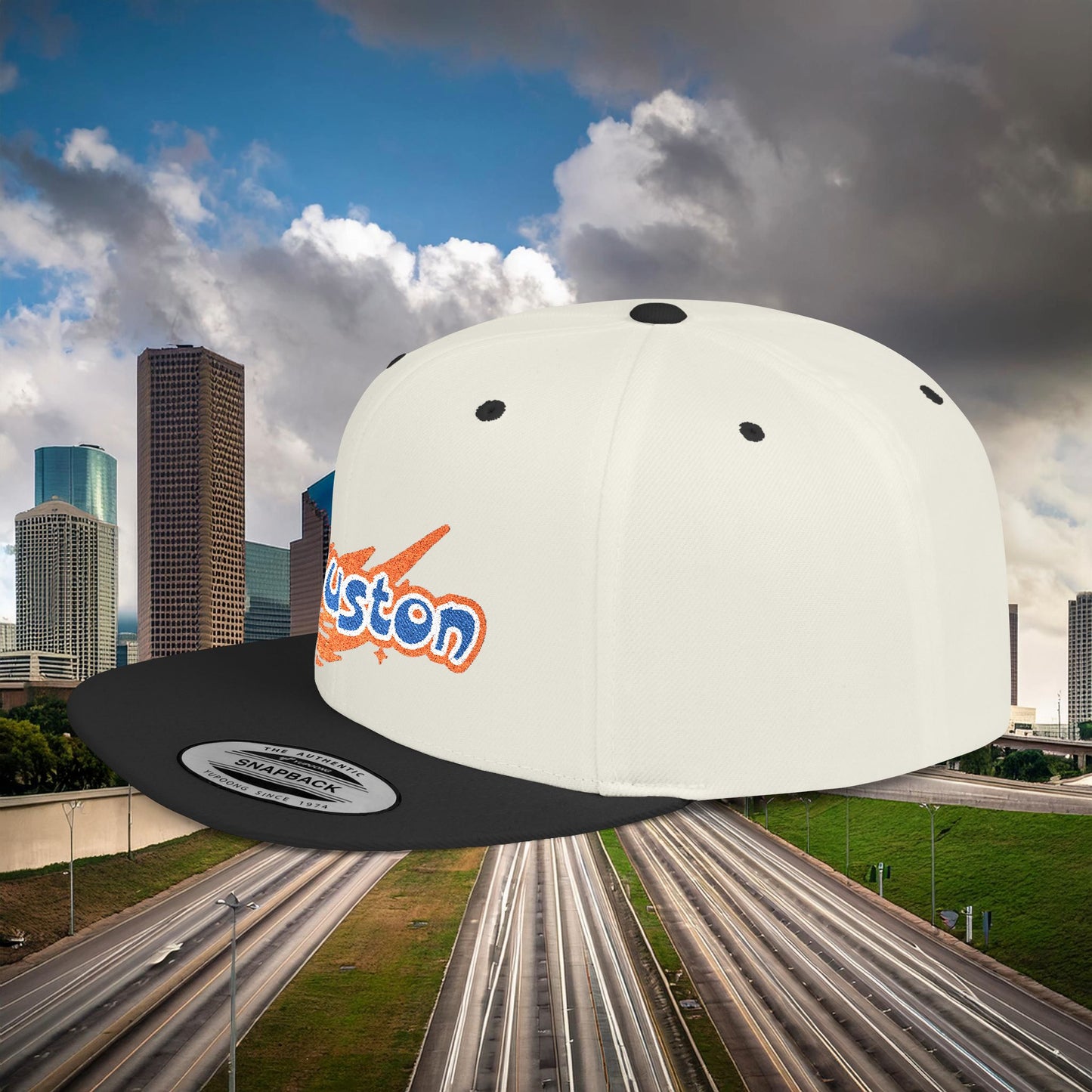 Houston Asteroid Flat Bill Snapback