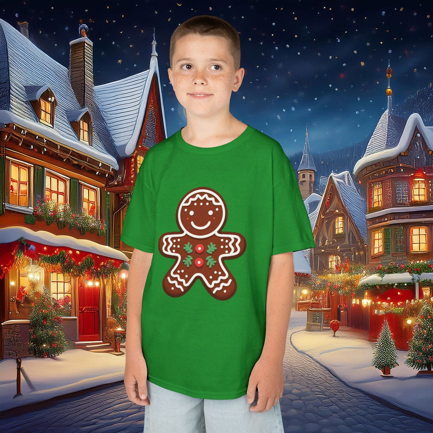 Gingerbread Man Kids Tee