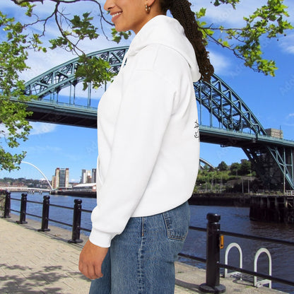 Newcastle United Howay The Lasses B&W (Twin Mags) Hoodie