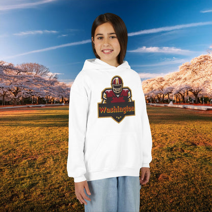 Washington Football Player Logo Youth Hoodie