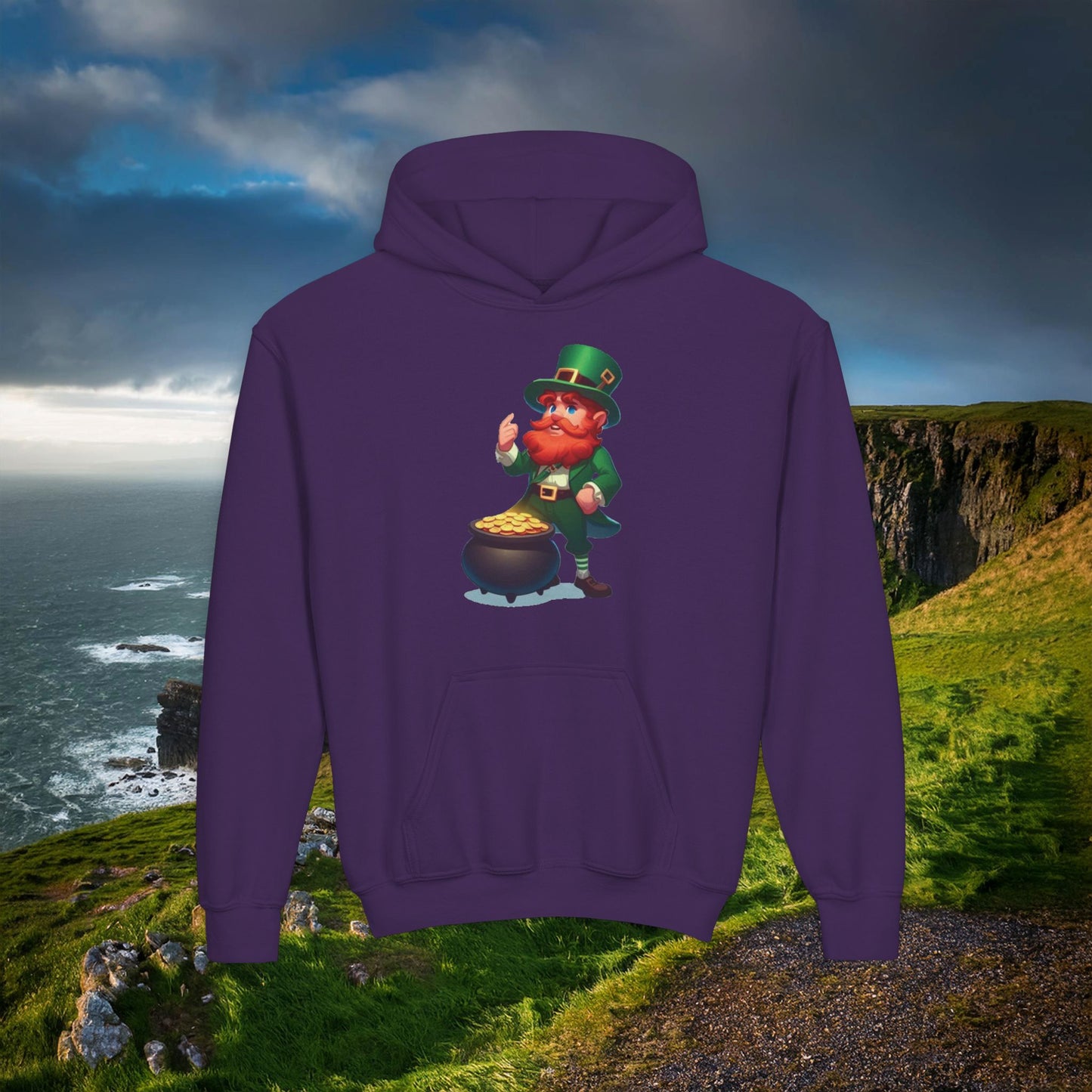 Leprechaun Youth Hoodie
