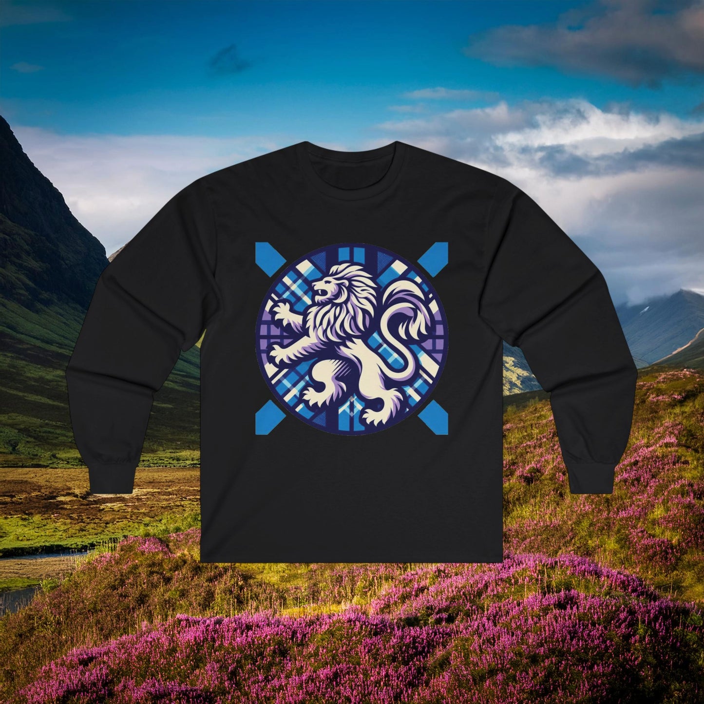 Scotland Rampant Lion Long Sleeve Tee