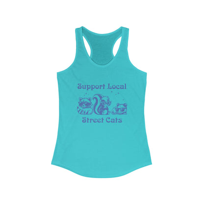 Support Local Street Cats Racerback Tank