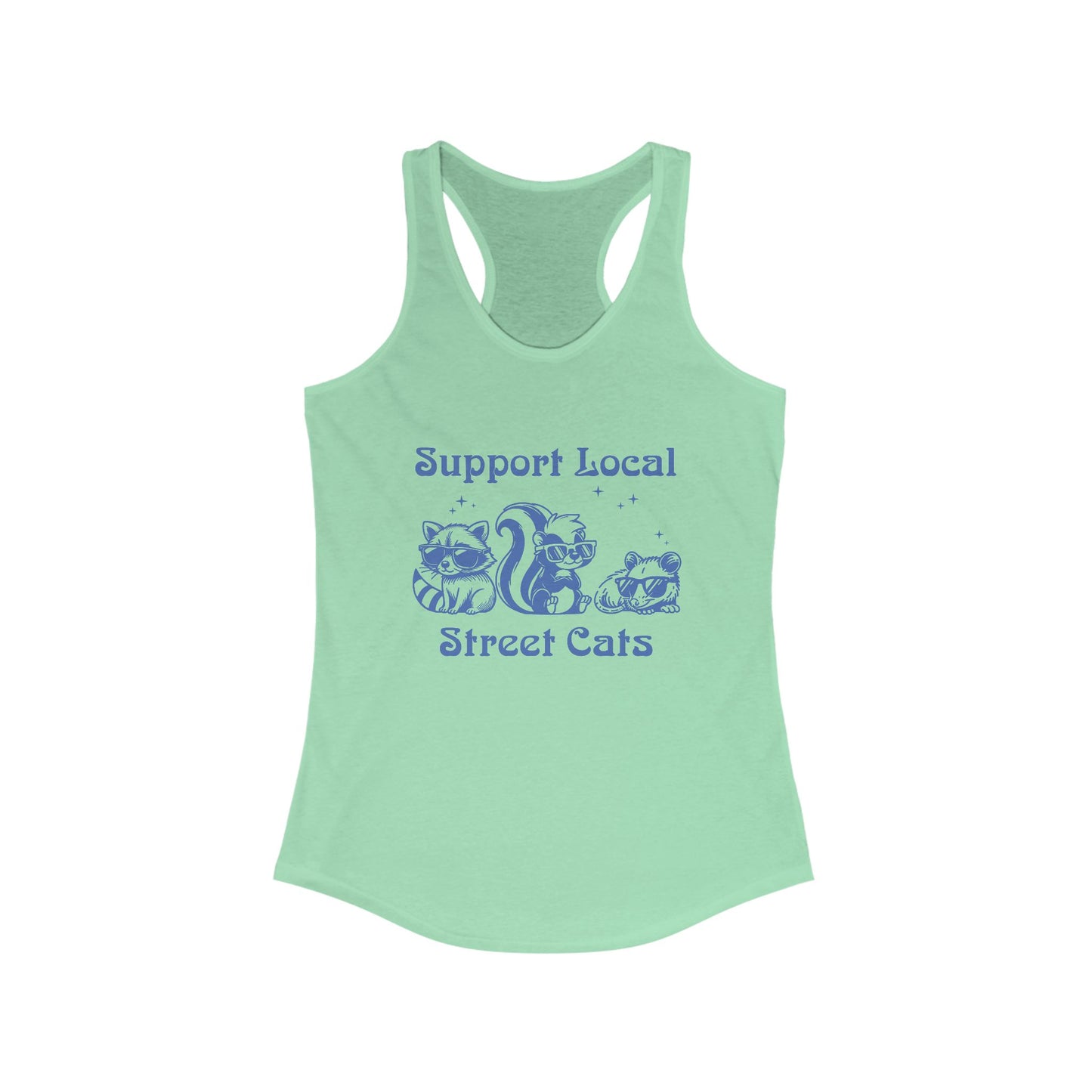 Support Local Street Cats Racerback Tank