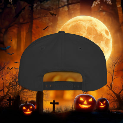 Vampire Teeth Flat Bill Snapback