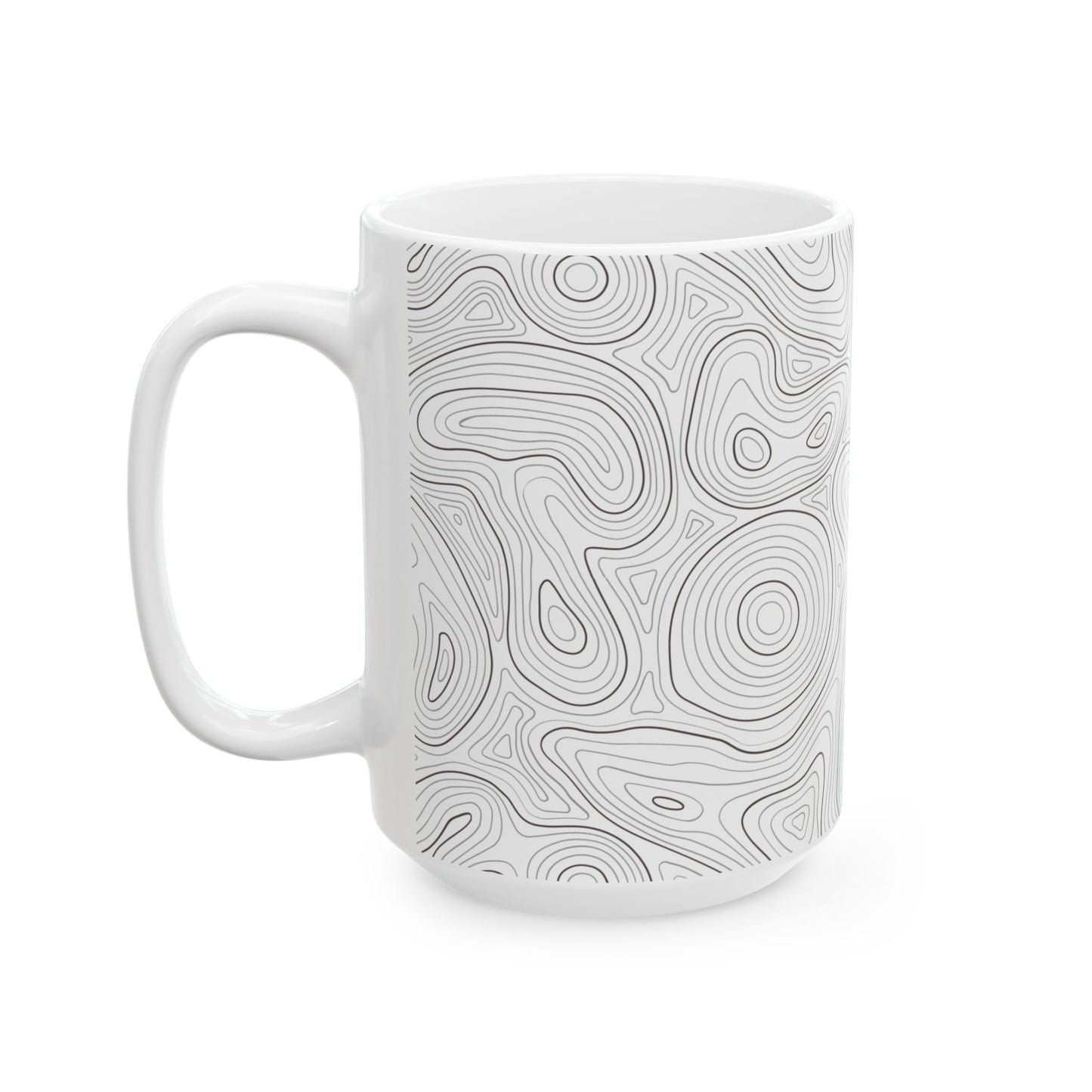 Topographic Ceramic Mug (11oz/15oz)