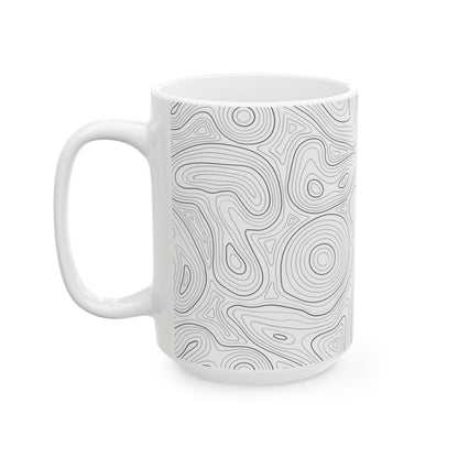 Topographic Ceramic Mug (11oz/15oz)