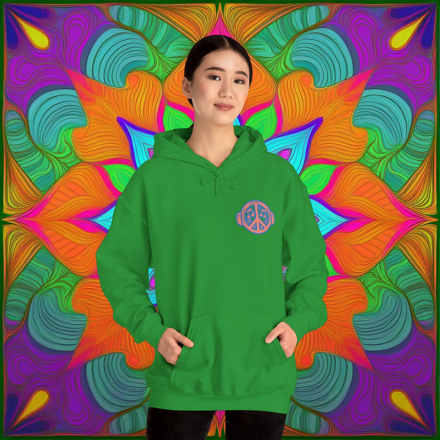 "Beats Not Bombs" Peace Hoodie