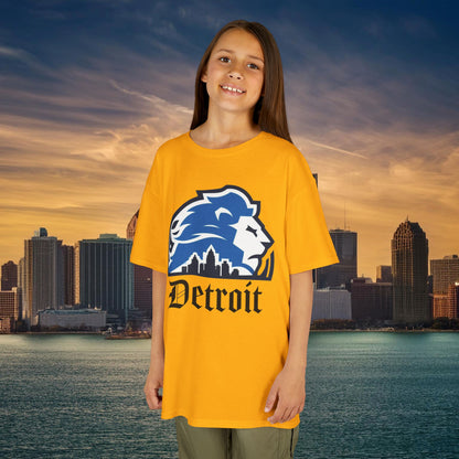 Detroit Football Skyline Kids Tee