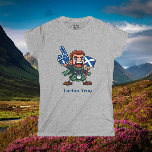 Scotland Tartan Army Women's Softstyle Tee